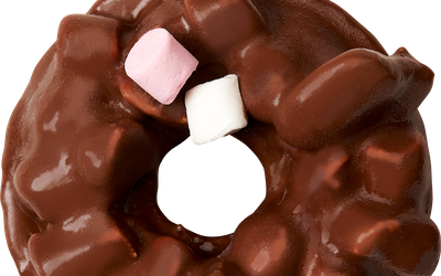 Rocky Road Cake Donut